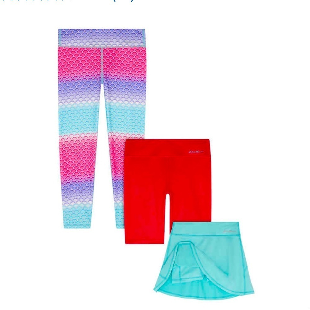 Eddie Bauer Youth 3-pack Bottom Set, Pink Size:L(14/16)